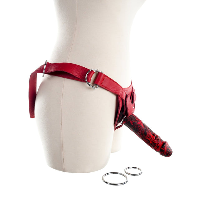 Leather Strap-On Set By Kink - Sex Toys