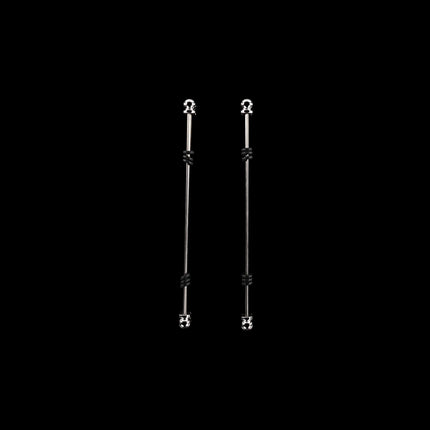 Long Strip Metal Nipple Clamps By Kink - BDSM Toys