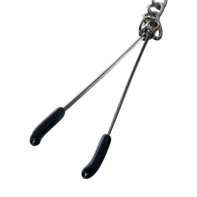 Silver Chain Nipple Clamps By Kink - BDSM Toys