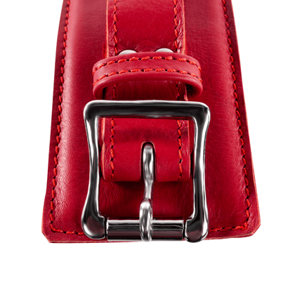 Submission Set: Thigh-to-Chest & Wrist Cuff Restraints By Kink - Bondage Toys