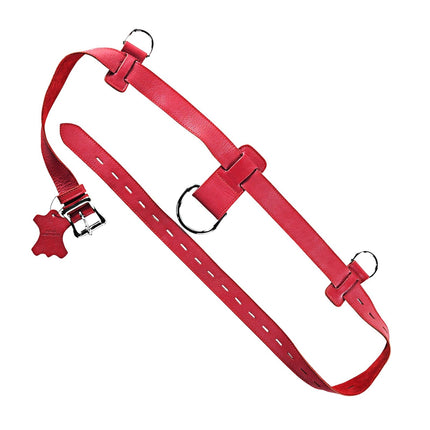 Submission Set: Thigh-to-Chest & Wrist Cuff Restraints By Kink - Bondage Toys