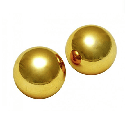 Pipedream Fetish Fantasy Gold Ben Wa Balls Gold - Sex Toys