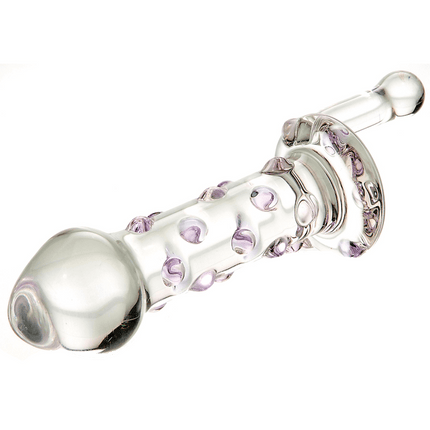 Candy Land Juicer Rotating Glass Dildo - Sex Toys