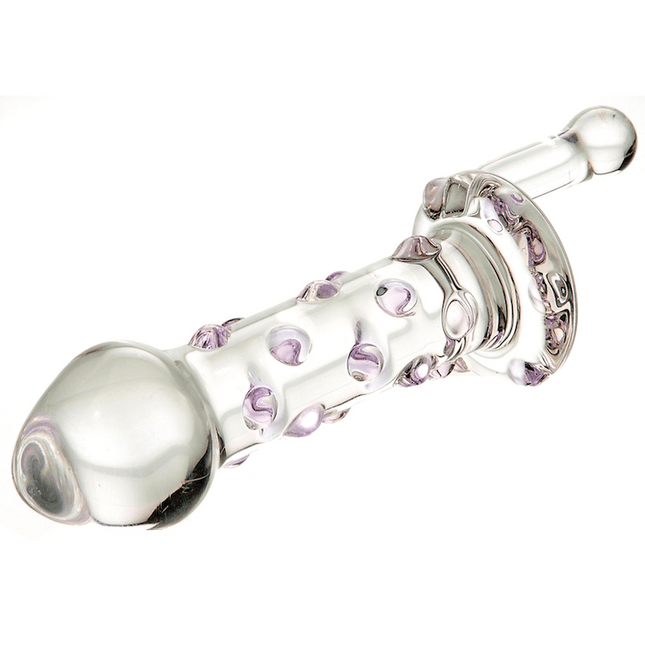 Candy Land Juicer Rotating Glass Dildo - Sex Toys