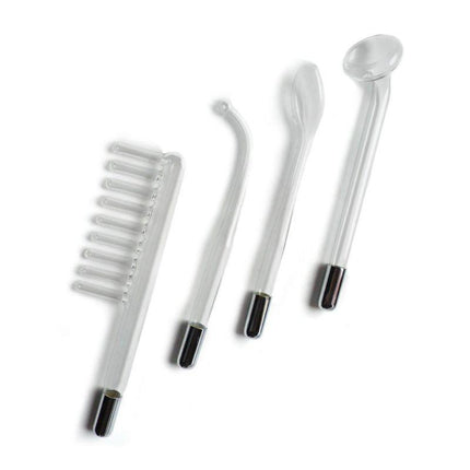 KinkLab Neon Wand Electrosex Kit ( White handle/Purple Elec) - Electro Toys