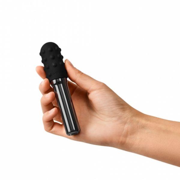 Le Wand Grand Bullet Rechargeable Vibrator - Black - Sex Toys