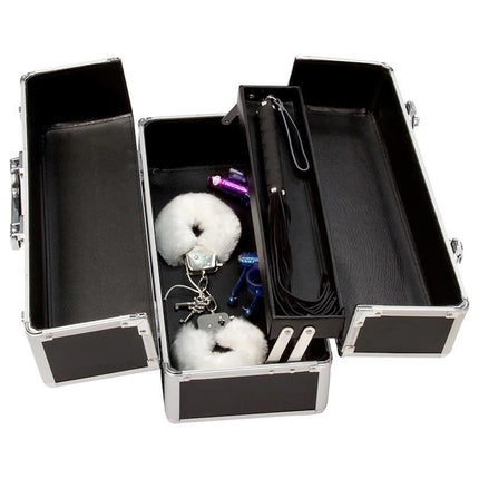 The Toy Chest Lockable Vibrator Case Large Black - Sex Toys