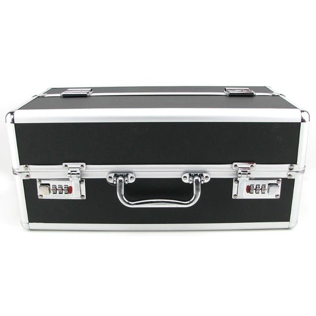 The Toy Chest Lockable Vibrator Case Large Black - Sex Toys