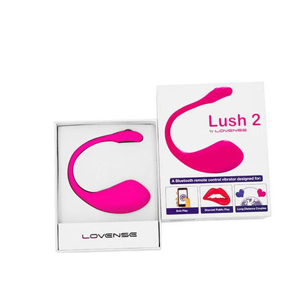 Lovense Lush 2 Bluetooth Remote-Controlled Egg Vibrator - Sex Toys