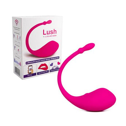 Lovense Lush Bluetooth Remote-Controlled Egg Vibrator - Sex Toys