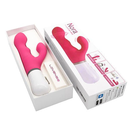 Lovense Nora Remote-Controlled Rabbit Vibrator - Sex Toys