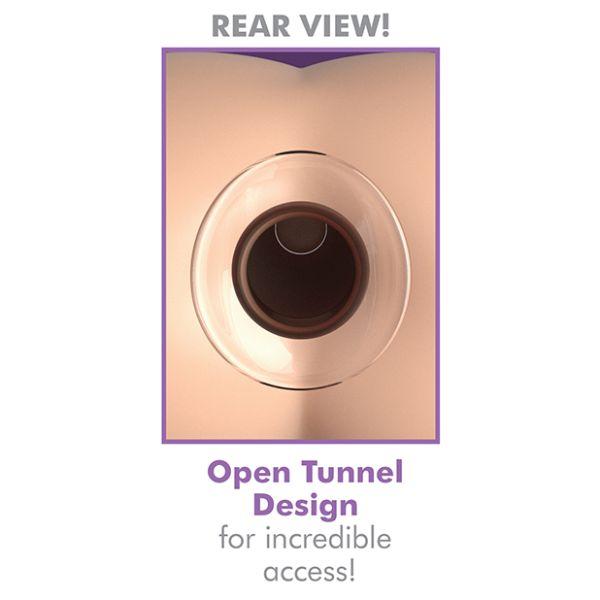 Pipedream Anal Fantasy Elite Collection Mega Anal Gaper Glass Tunnel Plug Clear - Sex Toys