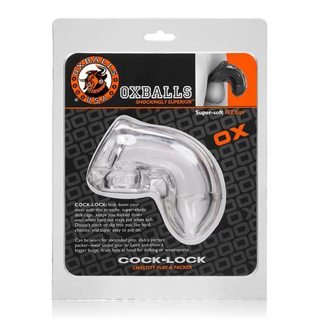 OxBalls Cock-Lock, Chastity, Clear - Sex Toys