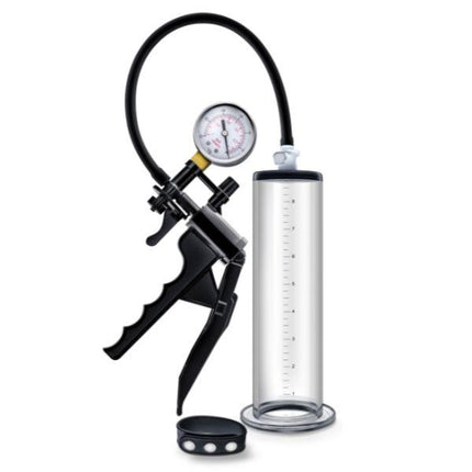 Blush Performance VX8 Premium Penis Pump System with Silicone Cock Strap Clear - BDSM Toys