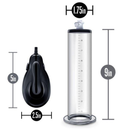 Blush Performance VX9 Auto Penis Pump Clear - BDSM Toys
