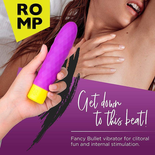 ROMP Beat Rechargeable Silicone Bullet Vibrator Light Purple - Sex Toys