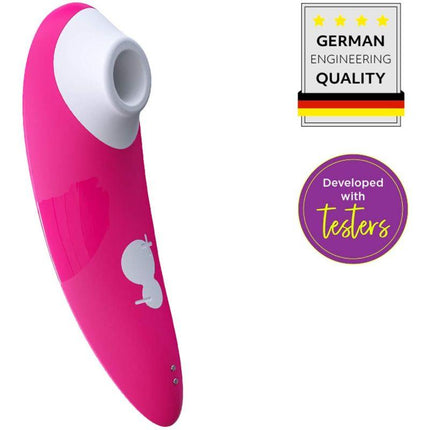 ROMP Shine Rechargeable Silicone Pleasure Air Clitoral Vibrator Pink - Sex Toys