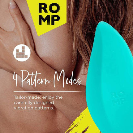 ROMP Wave Rechargeable Silicone Lay-On Vibrator Mint - Sex Toys