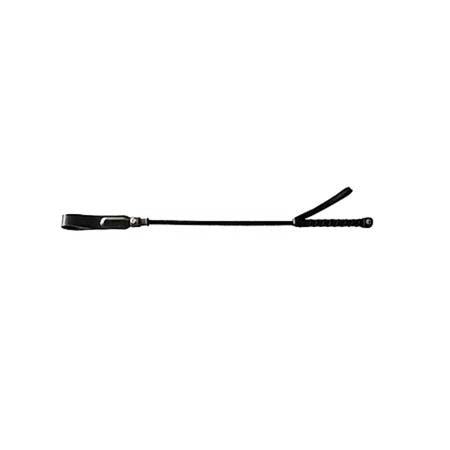 Short Riding Crop Slim Tip (20") - BLACK - BDSM Toys