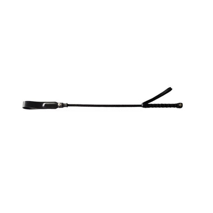 Short Riding Crop Slim Tip (20") - BLACK - BDSM Toys