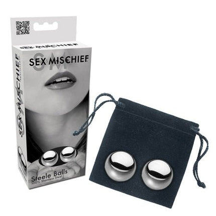 Sportsheets Sex & Mischief Steele Balls Stainless Steel - Sex Toys