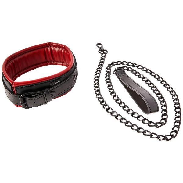 Vegan Leather Collar & Leash - Bondage Toys