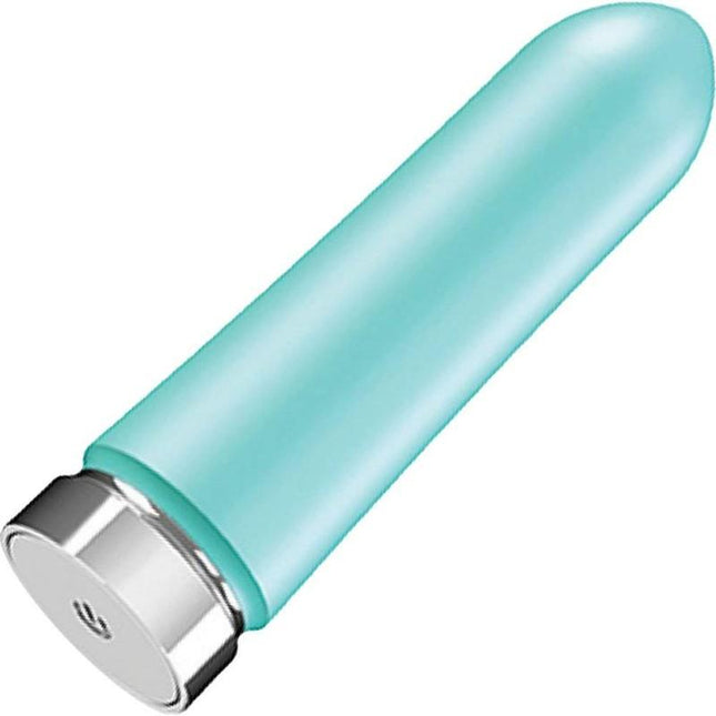 VeDO Bam Mini Rechargeable Bullet Vibe - Tease Me Turquoise - Sex Toys