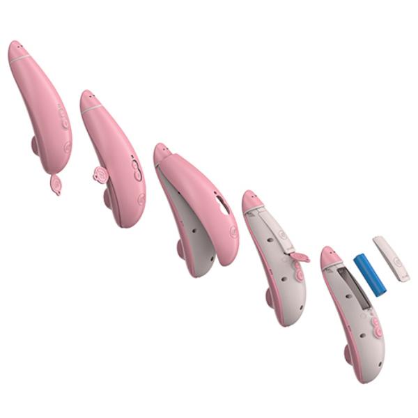 Womanizer Premium Eco Rechargeable Silicone Pleasure Air Clitoral Stimulator Rose - Sex Toys
