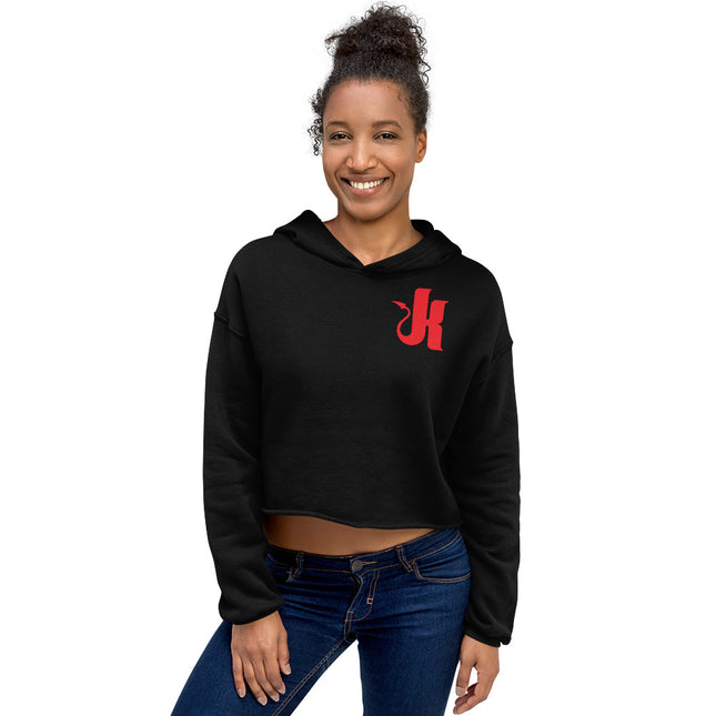 Kink Logo Crop Hoodie - 